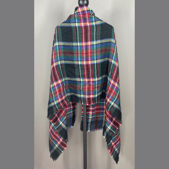 Betsey Johnson Multicolor Plaid Wrap - Picture 8 of 10